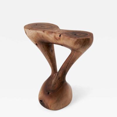  Logniture Logniture Solid Wood Sculptural Side Table Original Contemporary Design