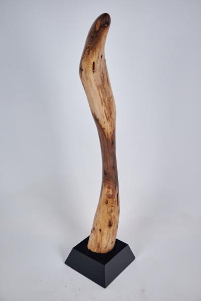  Logniture Logniture Still Stand Abstract Wood Sculpture Chainsaw Carved Walnut