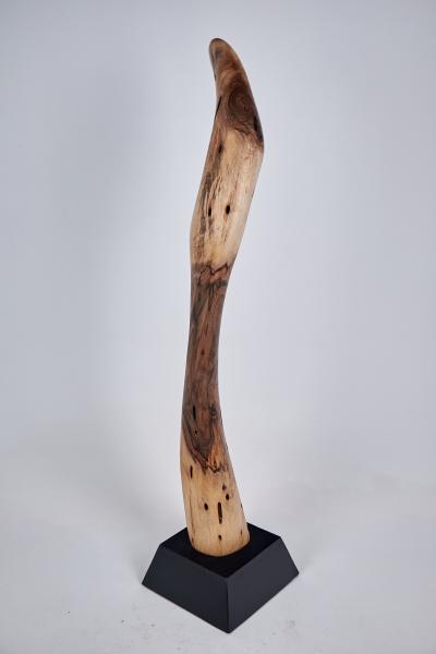  Logniture Logniture Still Stand Abstract Wood Sculpture Chainsaw Carved Walnut