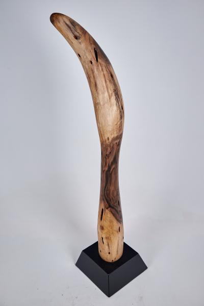  Logniture Logniture Still Stand Abstract Wood Sculpture Chainsaw Carved Walnut