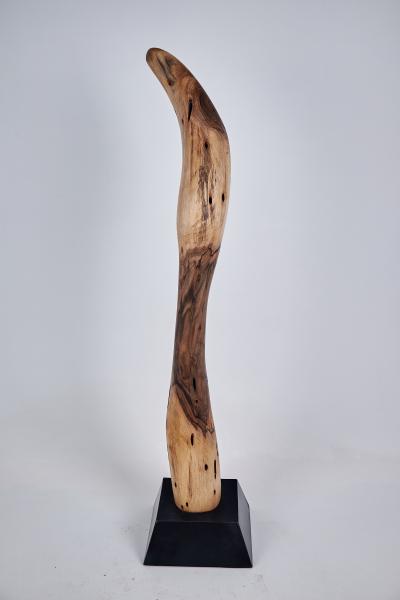  Logniture Logniture Still Stand Abstract Wood Sculpture Chainsaw Carved Walnut