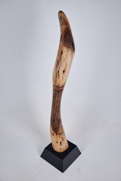  Logniture Logniture Still Stand Abstract Wood Sculpture Chainsaw Carved Walnut