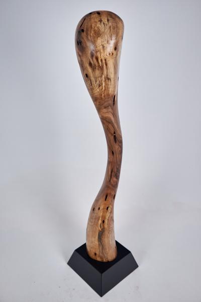  Logniture Logniture Still Stand Abstract Wood Sculpture Chainsaw Carved Walnut