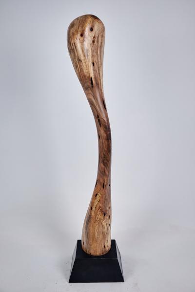  Logniture Logniture Still Stand Abstract Wood Sculpture Chainsaw Carved Walnut