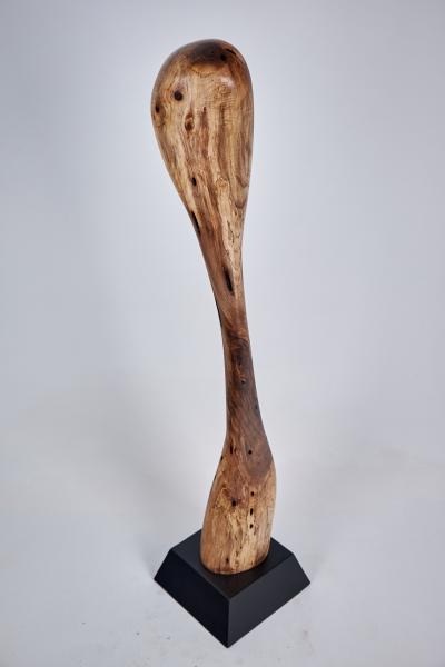  Logniture Logniture Still Stand Abstract Wood Sculpture Chainsaw Carved Walnut