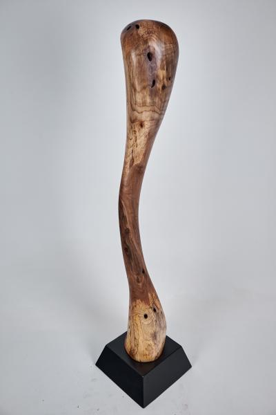  Logniture Logniture Still Stand Abstract Wood Sculpture Chainsaw Carved Walnut