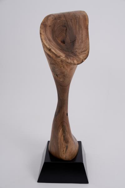  Logniture Logniture Still Stand Abstract Wood Sculpture Chainsaw Carved Walnut