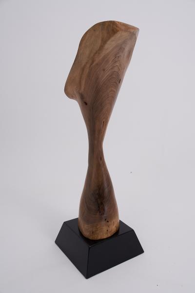  Logniture Logniture Still Stand Abstract Wood Sculpture Chainsaw Carved Walnut