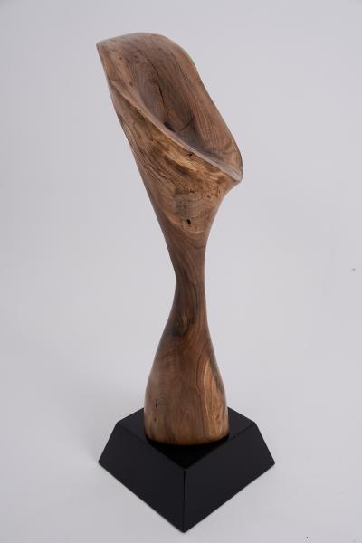  Logniture Logniture Still Stand Abstract Wood Sculpture Chainsaw Carved Walnut