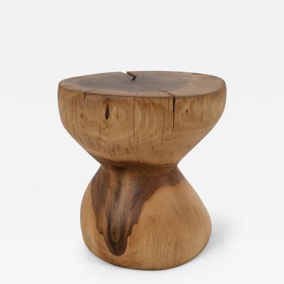  Logniture Logniture Walnut Solid Wood Sculptural Side Table Original Contemporary Design