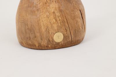  Logniture Logniture Walnut Solid Wood Sculptural Side Table Original Contemporary Design