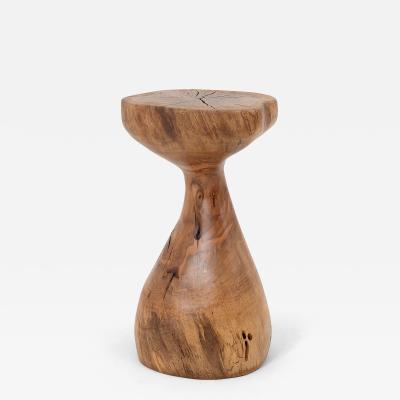  Logniture Logniture Walnut Solid Wood Sculptural Side Table Original Contemporary Design