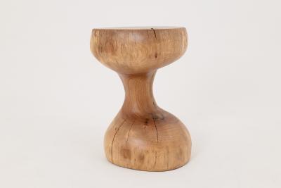  Logniture Logniture Walnut Solid Wood Sculptural Side Table Original Contemporary Design