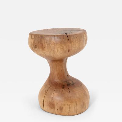  Logniture Logniture Walnut Solid Wood Sculptural Side Table Original Contemporary Design