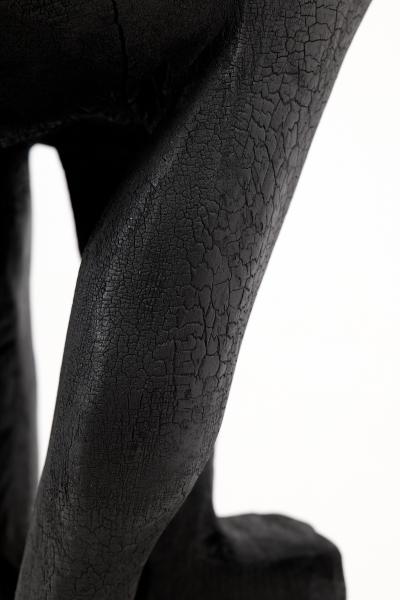  Logniture Makha Solid Wood Sculptural Bar Chair Original Contemporary Design Logniture