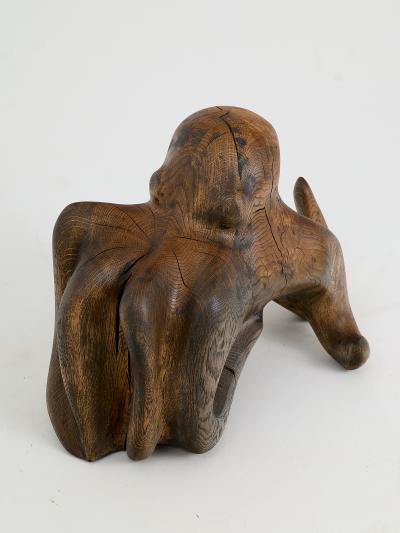  Logniture Octopus Chainsaw Carved Sculpture Oak Logniture