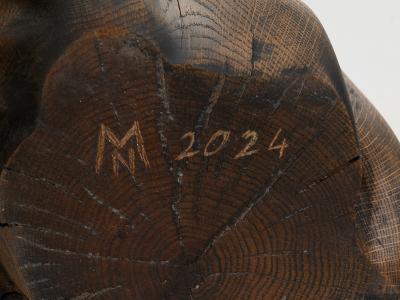  Logniture Octopus Chainsaw Carved Sculpture Oak Logniture