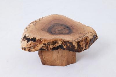  Logniture Organic Live Edge Side Table Walnut Handmade