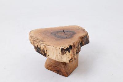  Logniture Organic Live Edge Side Table Walnut Handmade