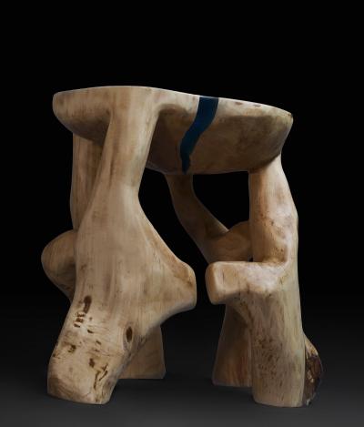  Logniture Satyrs Sculptural side table pedestal night table stool