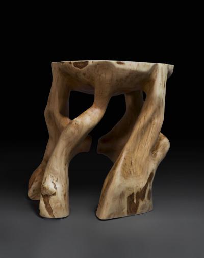  Logniture Satyrs Sculptural side table pedestal night table stool