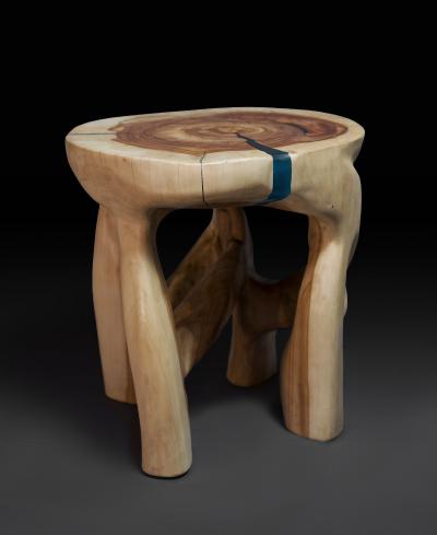  Logniture Satyrs Sculptural side table pedestal night table stool