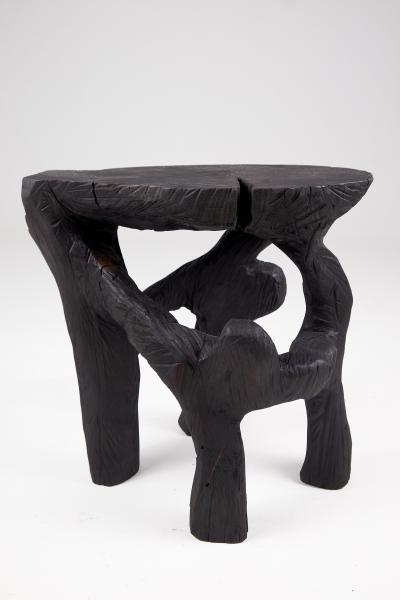  Logniture Satyrs Solid Wood Sculptural Side Table Original Contemporary Design