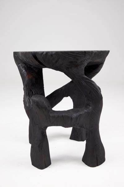  Logniture Satyrs Solid Wood Sculptural Side Table Original Contemporary Design