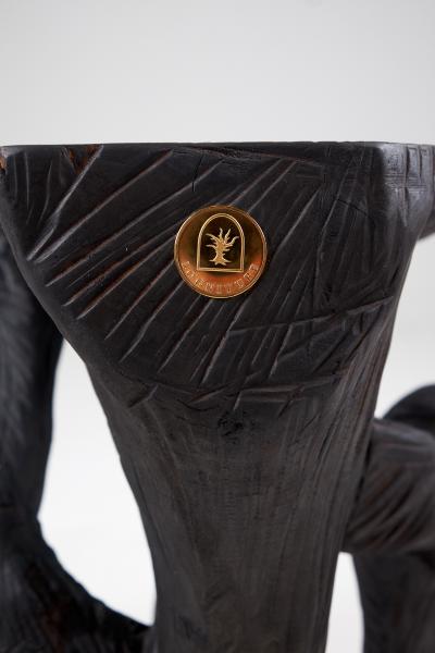  Logniture Satyrs Solid Wood Sculptural Side Table Original Contemporary Design