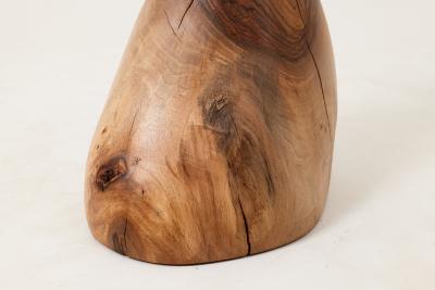 Logniture Sculptural Side Table Stool Solid Wood Walnut Contemporary Design Logniture