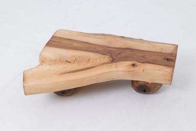  Logniture Side Table Organic Live Edge Walnut Rustic Minimalist Handmade