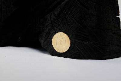  Logniture Solid Burnt Wood Sculptural Stool Side Table Rock Original Design Logniture