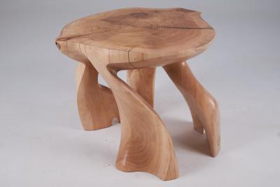  Logniture Solid Wood Sculptural Coffee Table Original Contemporary Design Logniture