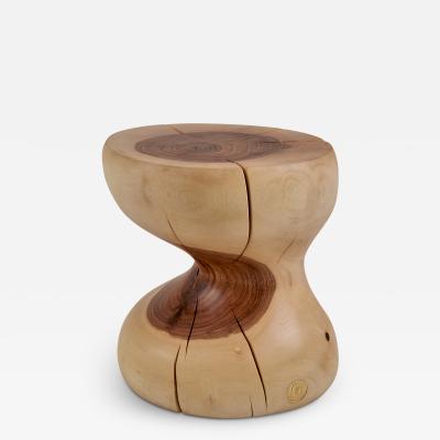  Logniture Solid Wood Sculptural Side Table Original Contemporary Design Logniture