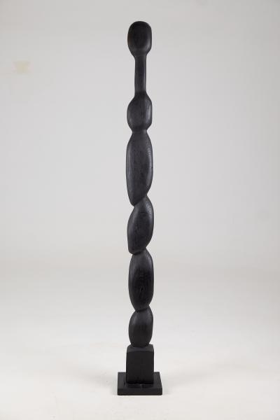  Logniture Still Stand Abstract Biomorphic Wood Sculpture Column Chainsaw Carved