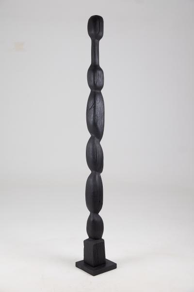  Logniture Still Stand Abstract Biomorphic Wood Sculpture Column Chainsaw Carved