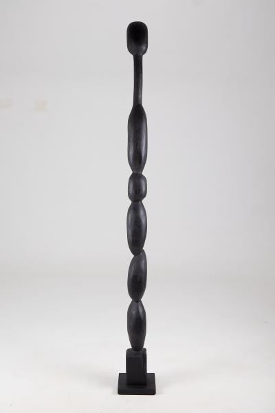  Logniture Still Stand Abstract Biomorphic Wood Sculpture Column Chainsaw Carved XL