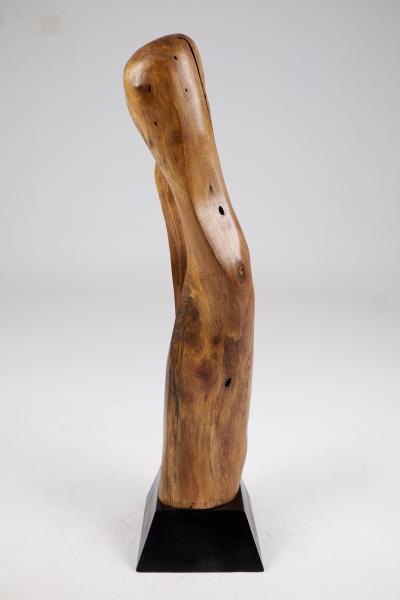 Logniture Still Stand Abstract Wood Sculpture Chainsaw Carved Walnut