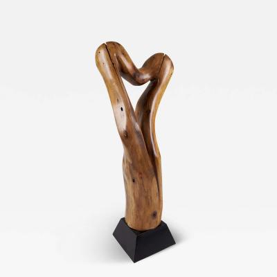  Logniture Still Stand Abstract Wood Sculpture Chainsaw Carved Walnut