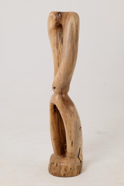  Logniture Still Stand Abstract Wood Sculpture Chainsaw Carved Walnut Logniture