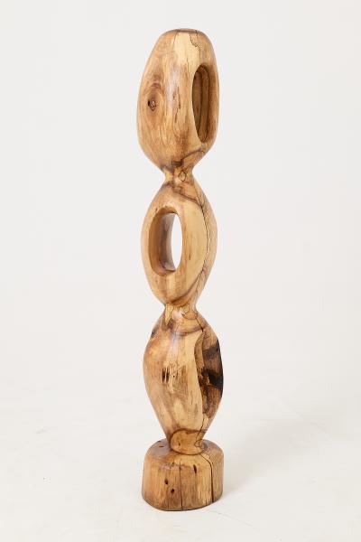  Logniture Still Stand Abstract Wood Sculpture Chainsaw Carved Walnut Logniture