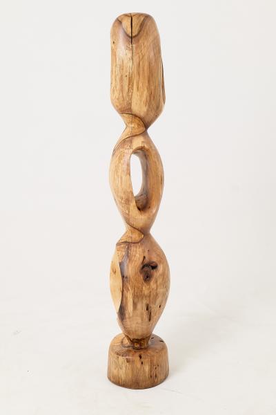  Logniture Still Stand Abstract Wood Sculpture Chainsaw Carved Walnut Logniture