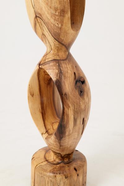  Logniture Still Stand Abstract Wood Sculpture Chainsaw Carved Walnut Logniture