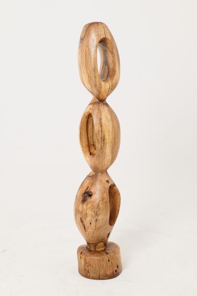  Logniture Still Stand Abstract Wood Sculpture Chainsaw Carved Walnut Logniture