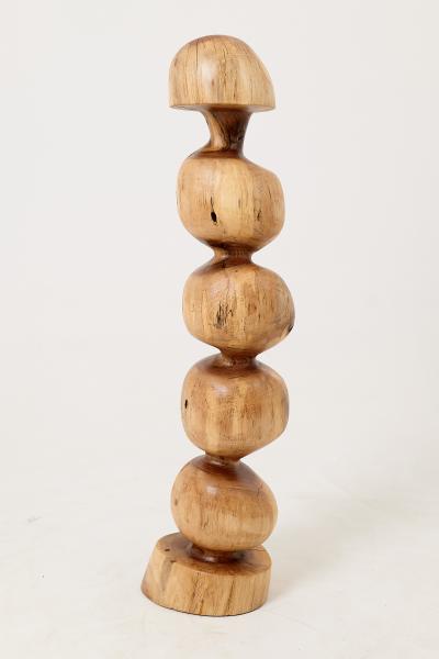 Logniture Still Stand Abstract Wood Sculpture Chainsaw Carved Walnut Logniture