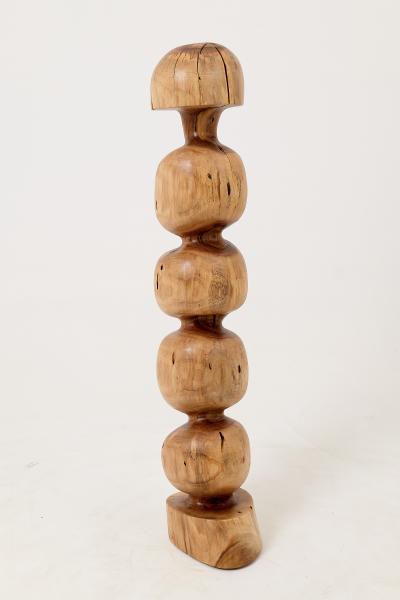  Logniture Still Stand Abstract Wood Sculpture Chainsaw Carved Walnut Logniture