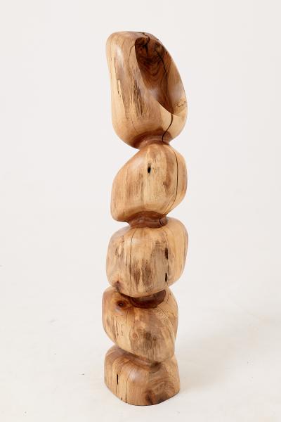  Logniture Still Stand Abstract Wood Sculpture Chainsaw Carved Walnut Logniture