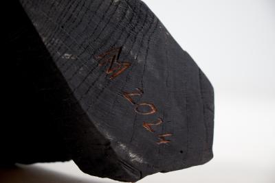  Logniture Taurus Chainsaw Carved Burnt Oak Bull Sculpture