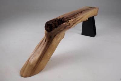  Logniture Wabi Sabi Bench Brutalist Walnut Outdoor Indoor Natural and Eco Friendly