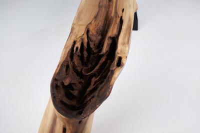  Logniture Wabi Sabi Bench Brutalist Walnut Outdoor Indoor Natural and Eco Friendly